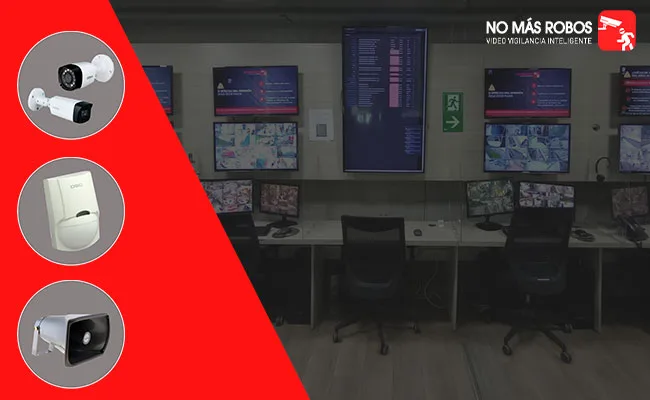Central de monitoreo de videovigilancia especializada para empresas en Santiago de Chile
